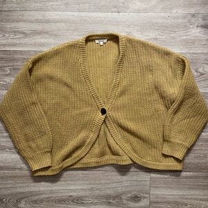 Women's olive Cardigan Sweater